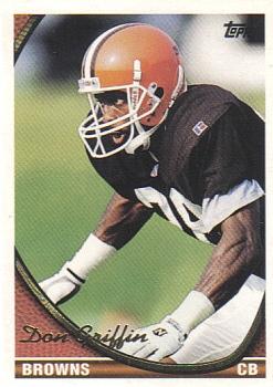 Don Griffin Cleveland Browns 1994 Topps NFL #655